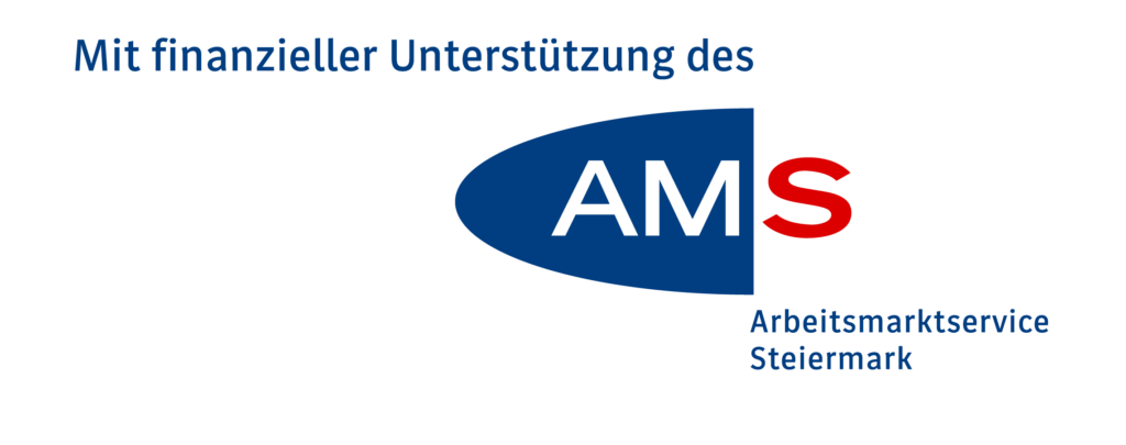 Logo mit finanzieller Unterstützung des AMS Steiermark