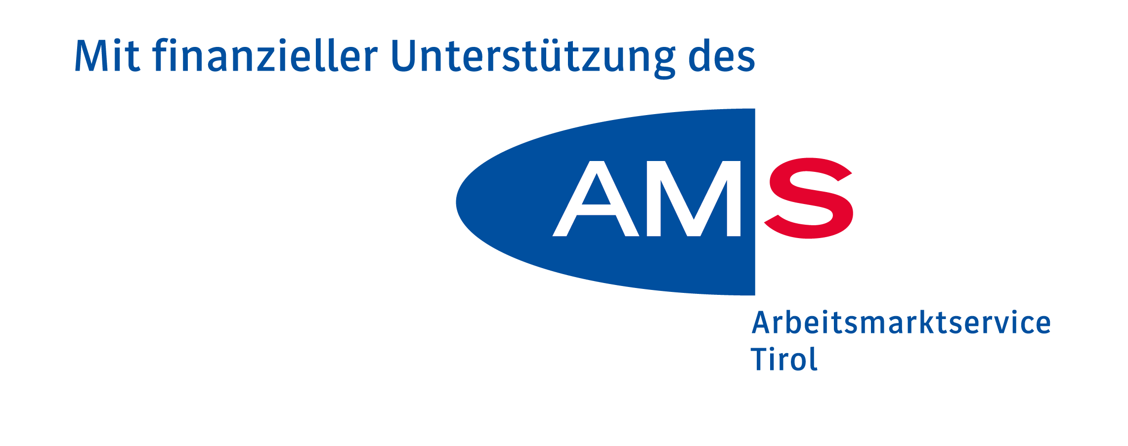 Logo mit finanzieller Unterstützung des AMS Tirol